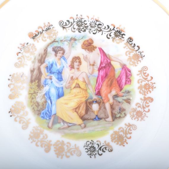 Набор из 6-ти тарелок глубоких Мадонна 23 см, перламутр, серия Мария Тереза, Repast, фото , изображение 2