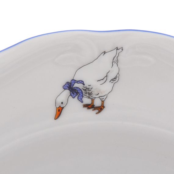 Тарелка глубокая 22,5*4 см Гуси, 300 мл, Repast, фото , изображение 2