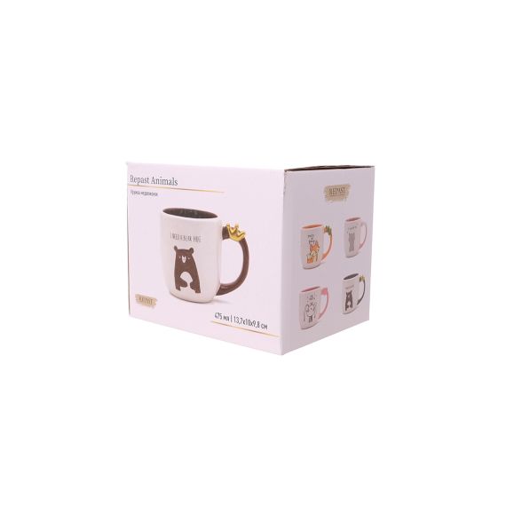 Кружка Медвежонок 475 мл, 13,7*10*9,8 см, Repast, фото , изображение 5
