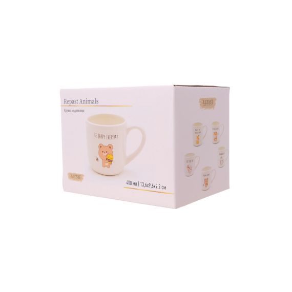 Кружка Медвежонок 400 мл, 13,6*9,6*9,2 см, Repast, фото , изображение 5