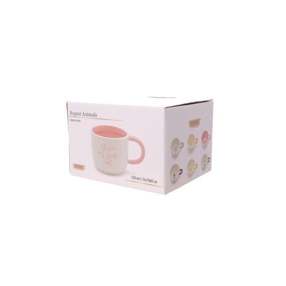 Кружка Котик 420 мл, 14*10*8 см, Repast, фото , изображение 5