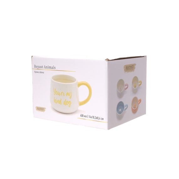 Кружка Собачка 400 мл, 14*10,3*8,4 см, Repast, фото , изображение 5