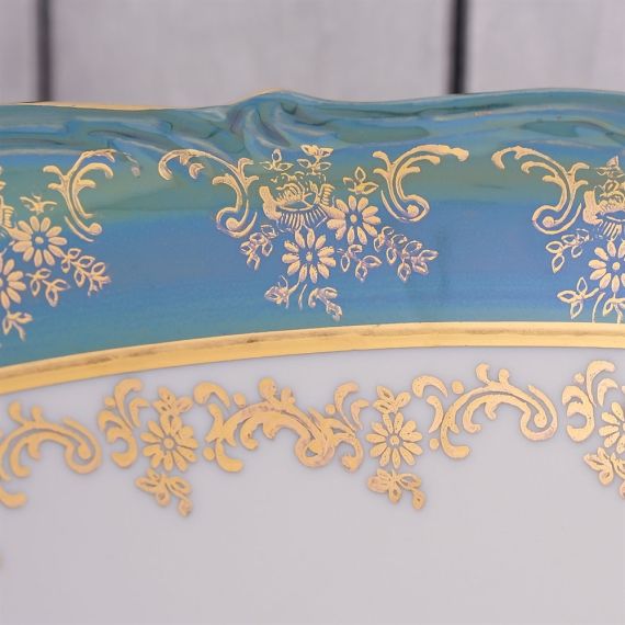 Салатник Охота зеленая 26 см, серия Мария Тереза, Repast, фото , изображение 2