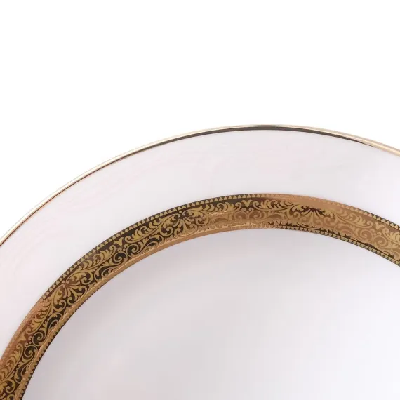 Набор из 6-ти тарелок 25 см Золотая лента, Repast, фото , изображение 2