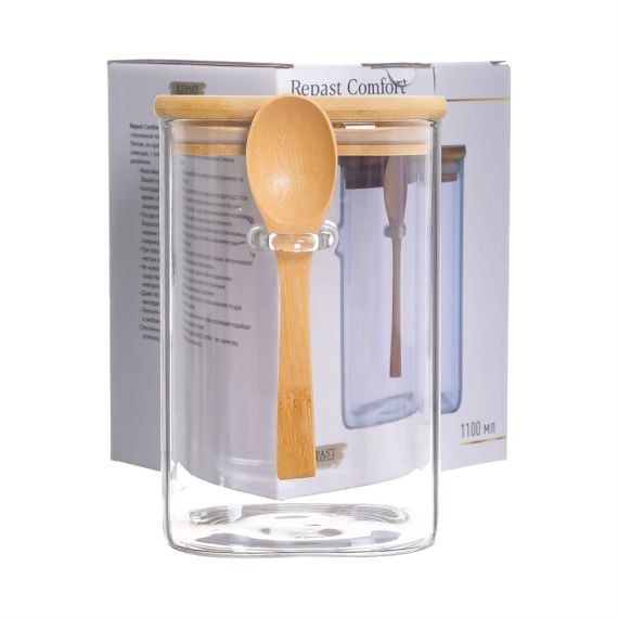 Ёмкость для сыпучих продуктов Comfort 1100 мл, Repast, фото , изображение 4