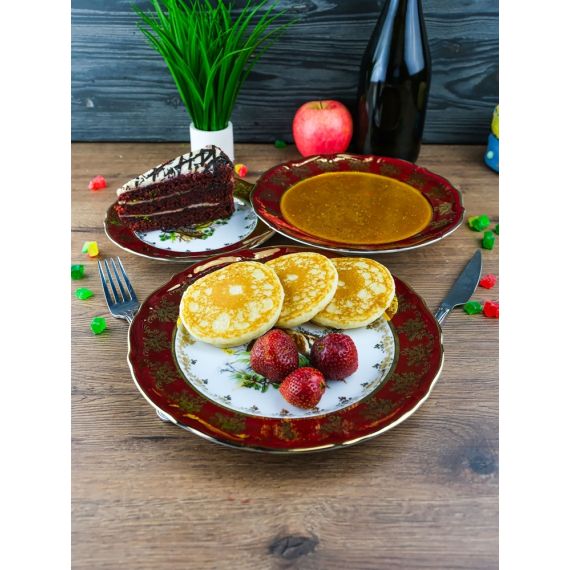 Набор  из 18-ти тарелок Охота красная, серия Мария Тереза, Repast, фото , изображение 2