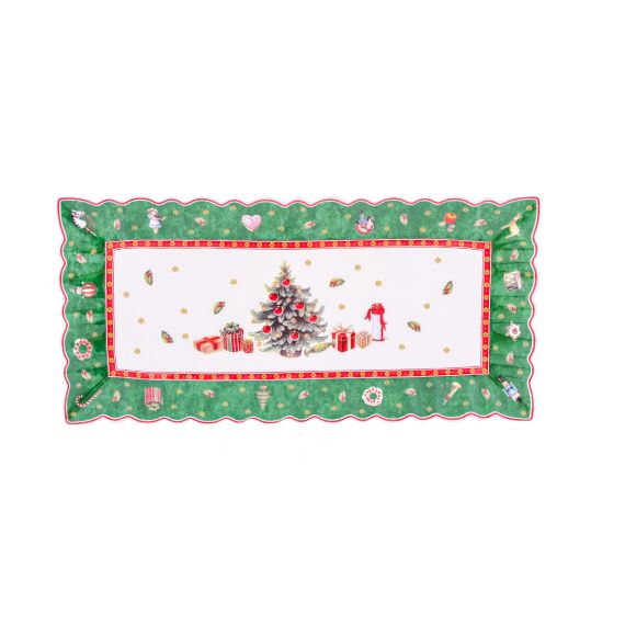 Блюдо прямоугольное Green 29*14*1.7 см, Repast, фото 