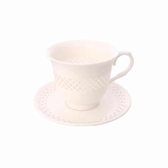 Чайная пара фарфоровая Рисовые зерна 220 мл, Repast, фото 