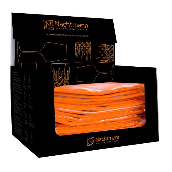 Салфетка из микрофибры для натирки стекла 64 х 50 см, Nachtmann, фото , изображение 2