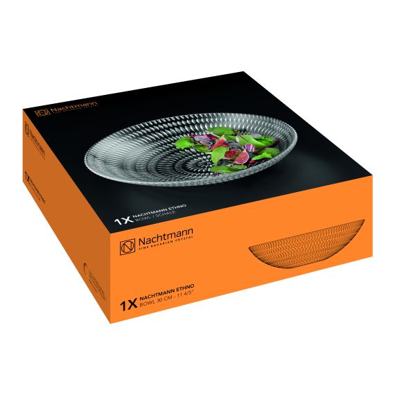 Салатник Ethno 30 см, хрусталь, Nachtmann, фото , изображение 3