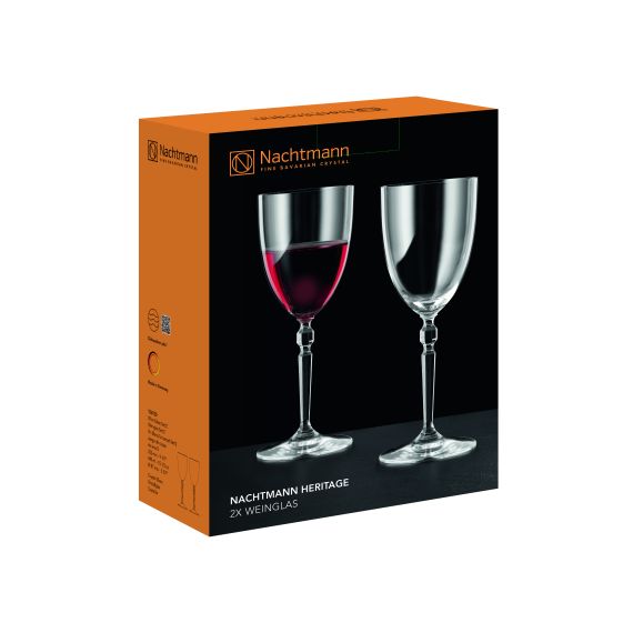 Набор бокалов для вина Heritage, 2 шт,  468 мл, хрусталь, Nachtmann, фото , изображение 3