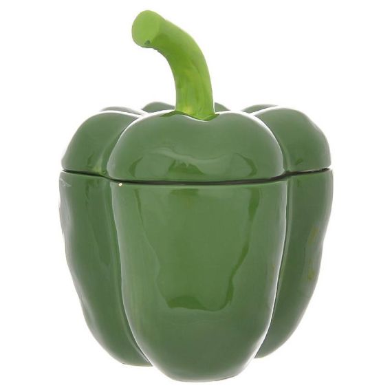 Форма для запекания с крышкой Rich harvest Перец зеленый 730 мл, 13*13*17 см, Repast, фото 