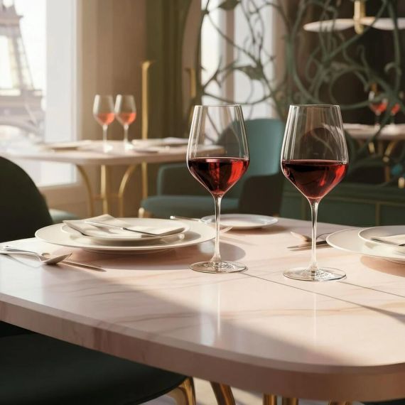 Набор бокалов для вина Милла (Mylla), 6 шт, 470 мл, d=90 мм, h=235 мм, Chef&Sommelier, фото , изображение 6