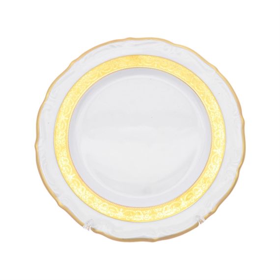 Набор из 6-ти тарелок Матовая полоса 21 см, серия Мария Тереза, Repast, фото 