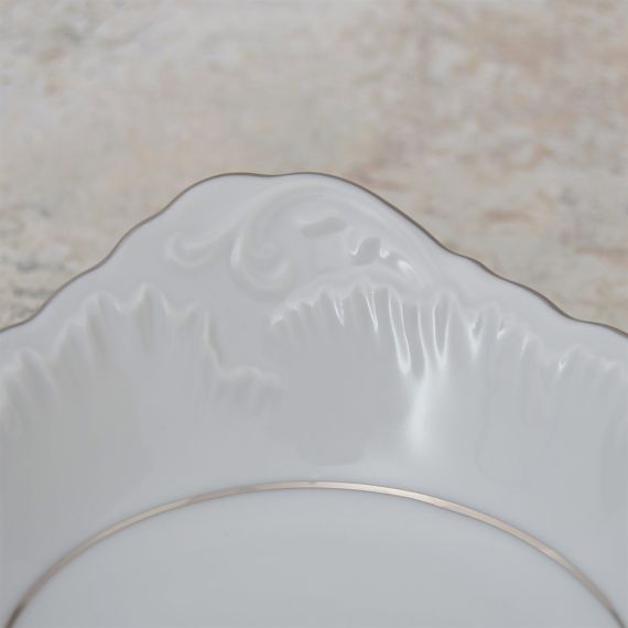 Салатник Rococo с платиновой полосой 14 см, Repast, фото , изображение 2