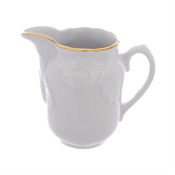 Молочник Rococo с золотой полосой 150 мл, Repast, фото 