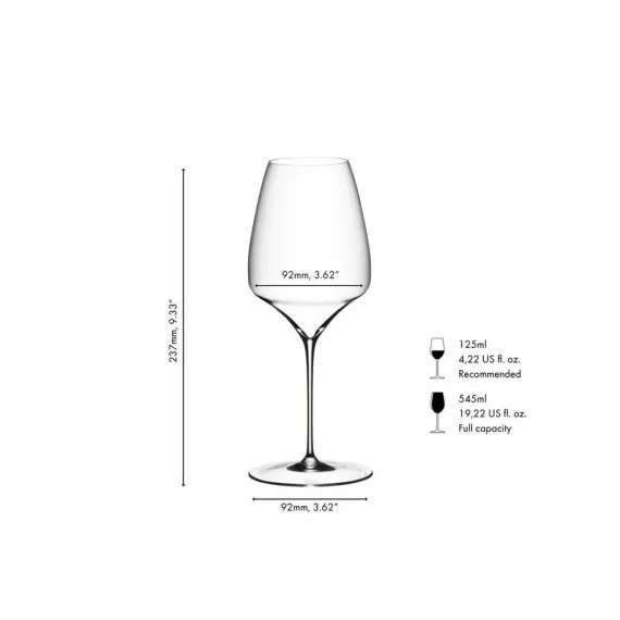 Бокал для вина Vitis Riesling/White Wine, 1 шт, 545 мл, 4303/15, Riedel, фото , изображение 3