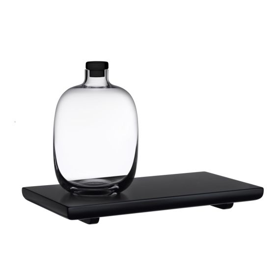 Бутылка для виски на подставке Malt, 1,1 л, H=170 мм, хрустальное стекло, Nude, фото , изображение 2