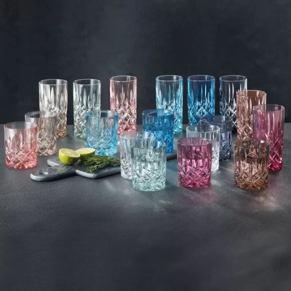 Набор низких стаканов 4 шт., розовый, 295 мл, Noblesse, хрустальное стекло, Nachtmann, фото , изображение 5