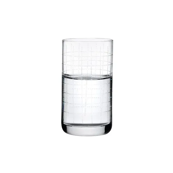 Набор стопок Finesse Grid, 4 шт, 60 мл, D=39 мм, H=70 мм, хрустальное стекло, Nude, фото , изображение 2