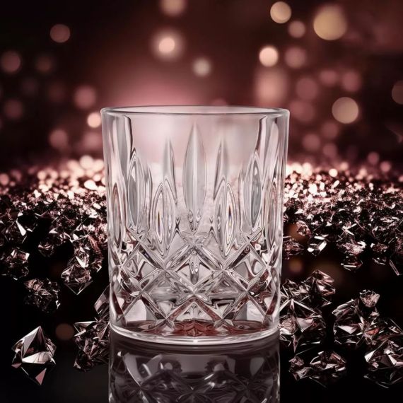 Набор низких стаканов 4 шт., розовый, 295 мл, Noblesse, хрустальное стекло, Nachtmann, фото , изображение 6