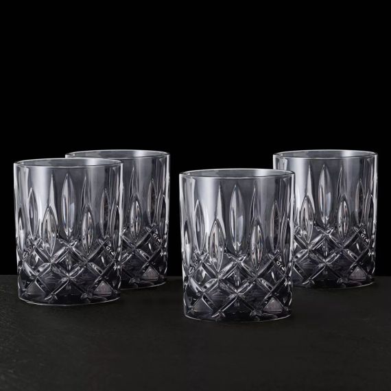 Набор низких стаканов 4 шт., серый, 295 мл, Noblesse, хрустальное стекло, Nachtmann, фото , изображение 3