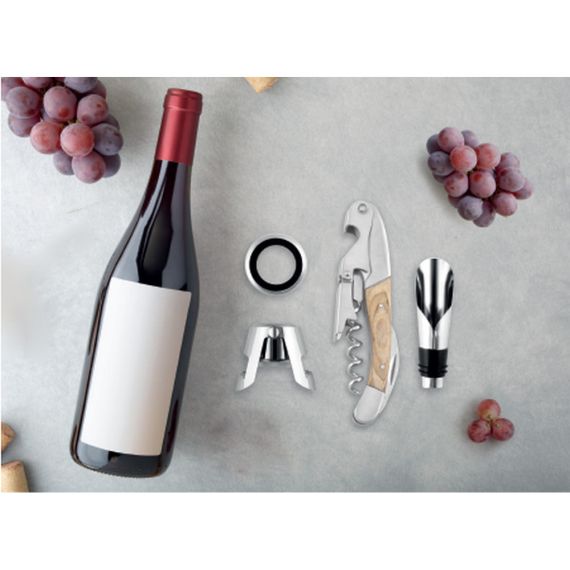 Набор для вина и игристого Wine Plaza Ligt Wood, Legnoart, фото , изображение 3