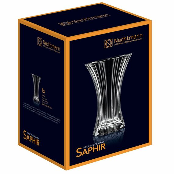 SAPHIR - Ваза 18 см бессвинцовый хрусталь, фото , изображение 8