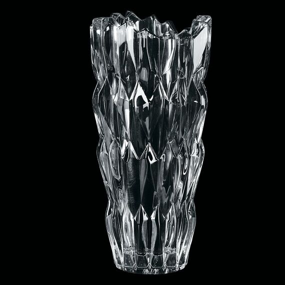 QUARTZ - Ваза 26 см бессвинцовый хрусталь, фото , изображение 2
