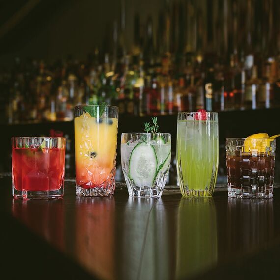 Набор высоких стаканов Sculpture Longdrink Set/2, 2 шт., 420 мл, хрусталь, Nachtmann, фото , изображение 6