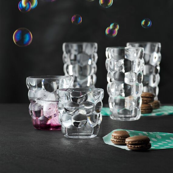 Набор высоких стаканов Bubbles, 390 мл, 4 шт., бессвинцовый хрусталь, Bubbles, Nachtmann, фото , изображение 4