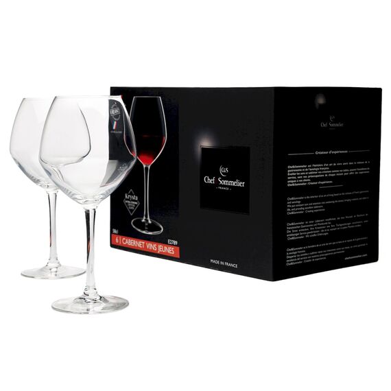 Набор бокалов для молодого вина Cabernet, 6 шт, 580 мл, D73/103 мм, H220 мм, Chef&Sommelier, фото 