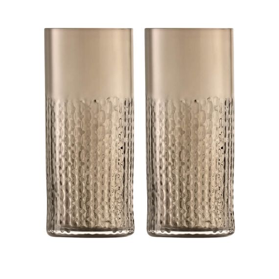 Набор из 2 хайболов Wicker 400 мл коричневый, LSA International, фото 